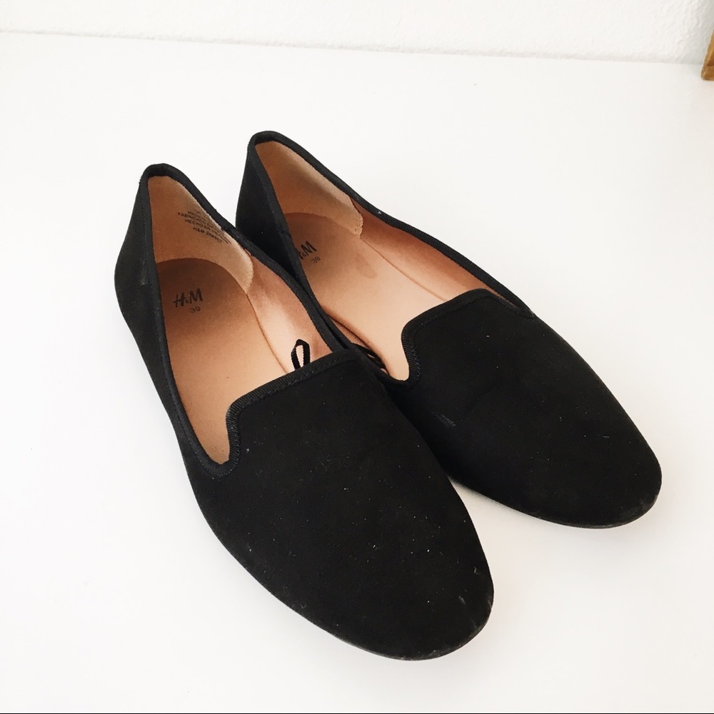 H&M BLACK FLATS